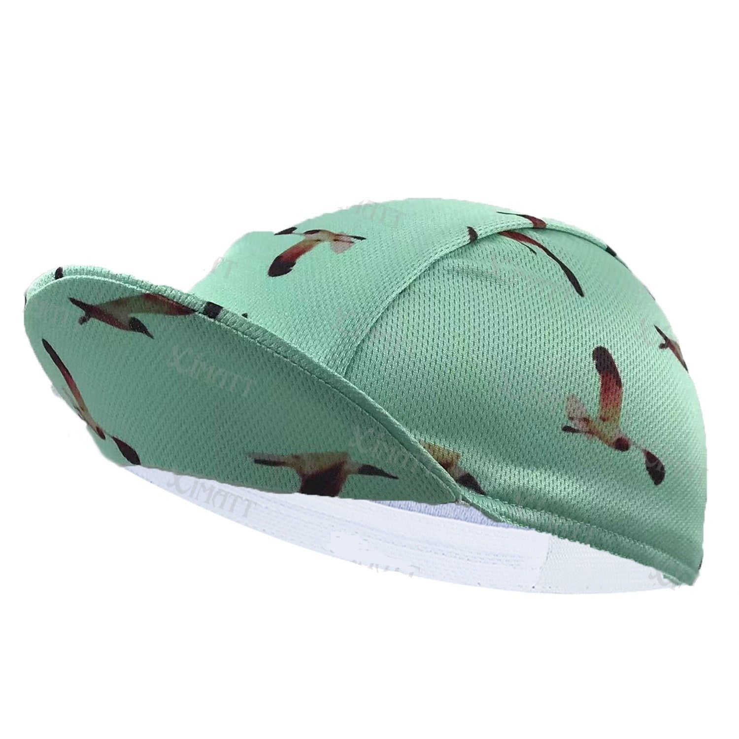 Cool The Sun Cartoon Polyester Cycling Caps Mint Green Universal For All Seasons  Team Sports Bicycle Hats