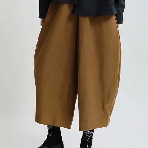 Load image into Gallery viewer, High Elastic Waist Coffee Shaped Long Wide Leg Pants New Loose Fit Trousers Women Fashion Tide Spring Autumn 2025 1DE2958
