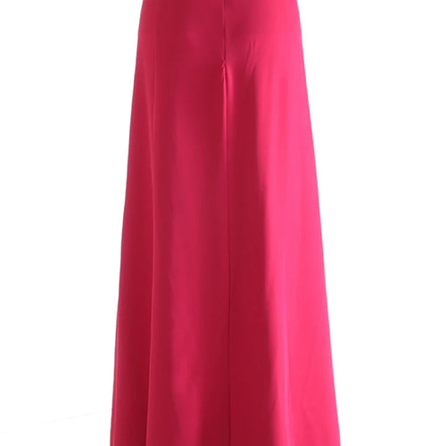 Load image into Gallery viewer, High Waist Rose Red Rivet Pleated Elegant Long A-line Half-body Skirt Women Fashion Tide New Spring Autumn 2025 1DJ0915
