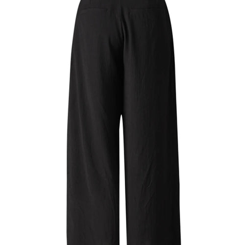 Load image into Gallery viewer, High Waist Yellow Irregular Ruffles Wide Leg Long Pants New Trousers Women Fashion Tide Spring Autumn 2025 CPG3259
