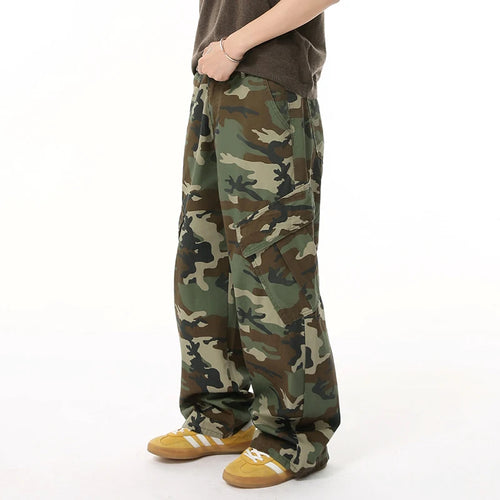 Load image into Gallery viewer, Hign Street Men&#39;s Jeans New American Stylish Large Pocket Fashion Washed Loose Design Male Trousers Summer 2025 9W1692
