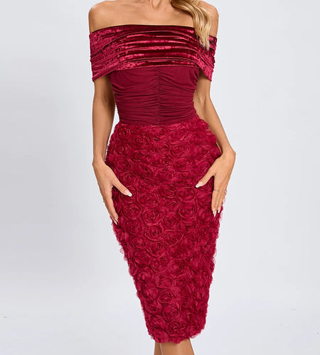 Solid Spliced Appliques Slimming Dresses For Women Slash Neck Sleeveless High Waist Temperament Long Dress Female