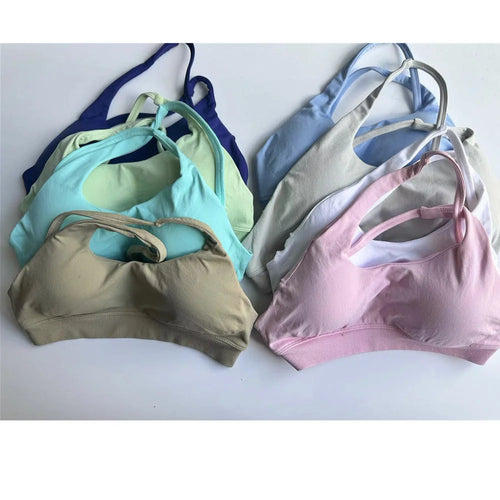 Load image into Gallery viewer, Pad Impact Asymmetric Sports Bra for Women One Shoulder Padded Yoga Top Bra Hollow Out Sexy Gym Bra Openback Workout Tops
