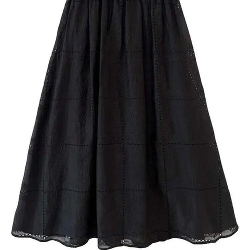 Load image into Gallery viewer, Lace Big Size Shirt Half-body Skirt Two Pieces Suit New Round Neck Long Sleeve Women Fashion Spring Autumn 2025 1DJ0062
