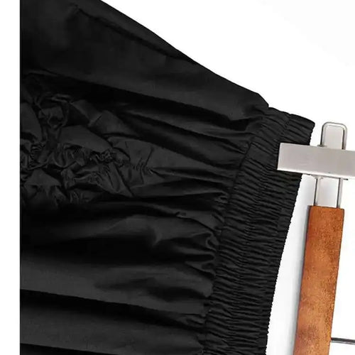 Load image into Gallery viewer, High Elastic Waist Black Irregular Pleated Design Casual Half-body Skirt Women Fashion Tide New Spring Autumn 2025 1DH5018
