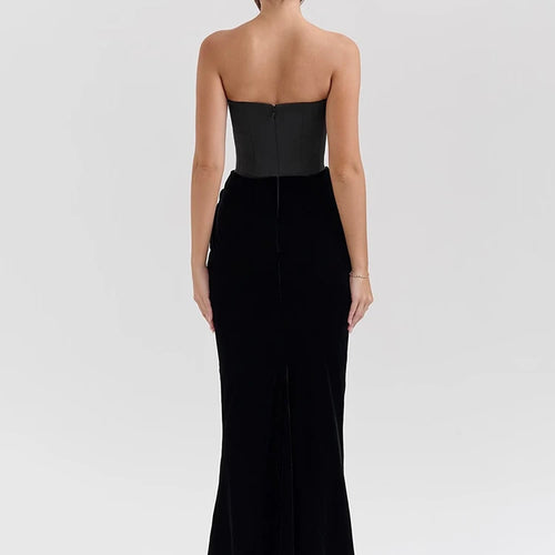 Load image into Gallery viewer, Off-shoulder Strapless Sexy Maxi Dress For Women Elegant Sleeveless Backless Bodycon Club Party Evening Long Dress
