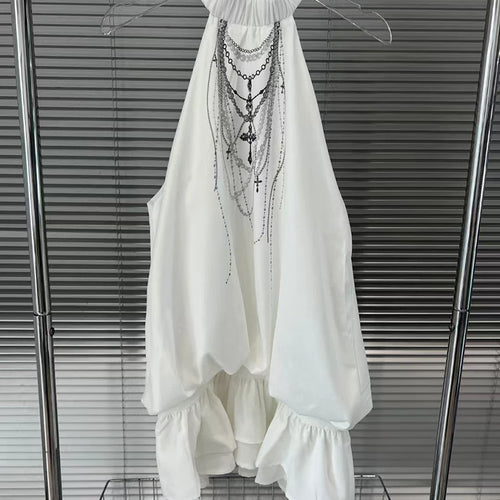 Load image into Gallery viewer, Hit Color Printing Two Piece Set For Women O Neck Sleeveless Vest High Waist Temperament Shorts Elegant Sets Female
