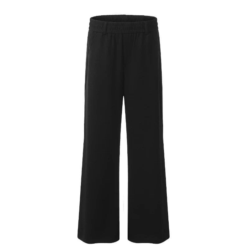 Men's Sweatpants Trendy Loose American Summer Straight Wide Leg Basic Versatile Casual Pants Elastic Waist Trousers 9W1740