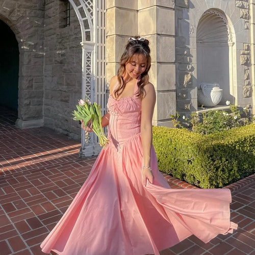 Load image into Gallery viewer, Elegant A Line Midi Dress 2024 New Arrivals Halter Sexy Holiday Party Dresses Summer Women's Clothing Wholesale
