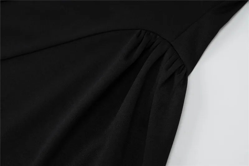 Off-shoulder Strapless Sexy Mini Dress Women Fashion Patchwork Sleeveless Backless High Waist A-line Club Party Dress