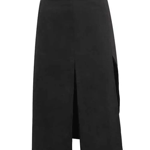 Load image into Gallery viewer, Black Blazer Slit Half-body Skirt Two Pieces Suit New Lapel Long Sleeve Women Fashion Tide Spring Autumn 2025 CPDB080
