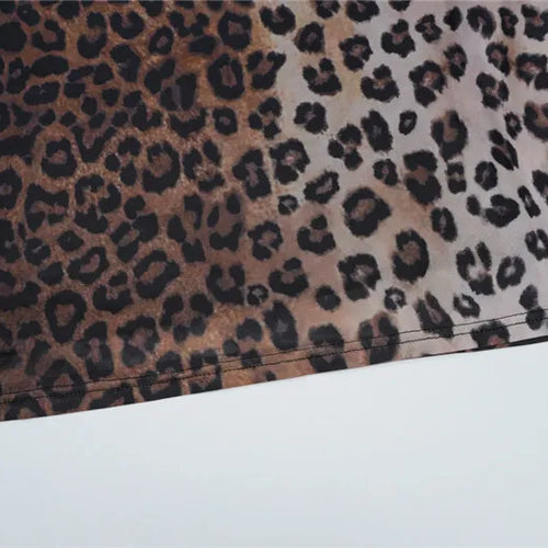 Load image into Gallery viewer, Leopard Print Backless Sexy Maxi Dress For Women Gown Fashion Halter Strapless Sleeveless Bodycon Printed Long Dress
