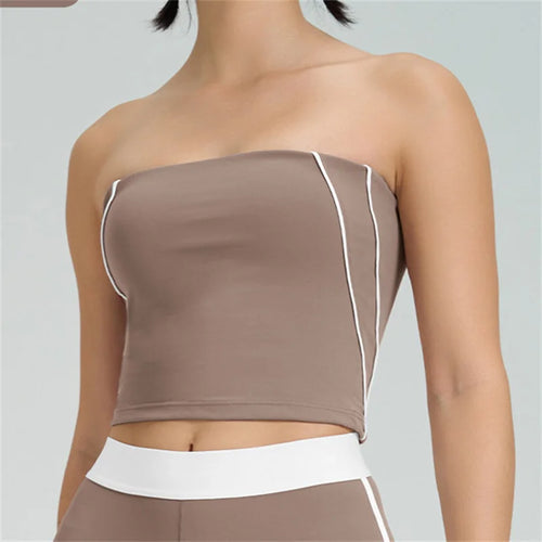 Load image into Gallery viewer, XL Sports Bra for Women Strapless Strapless Underwear Backless Yoga Vest Women Summer Gym Sports Bra Running Fitness Tops
