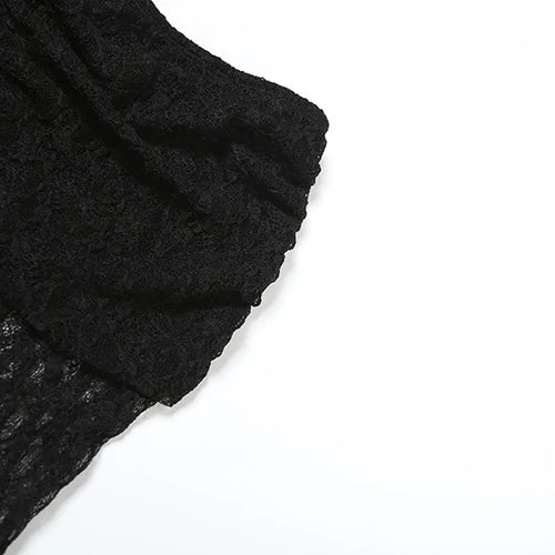 Load image into Gallery viewer, Strapless Sexy Tops And Skirt 2 Pieces Sets Wome Lace Sleeveless Crop Tops And See Through Long Skirt Two Pieces Sets
