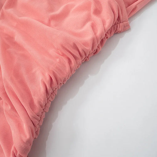 Load image into Gallery viewer, Sexy Sleeveless Hollow Out Pleated Patchwork Maxi Dress For Women High Waist Off-shoulder Slim Club Party Long Dress
