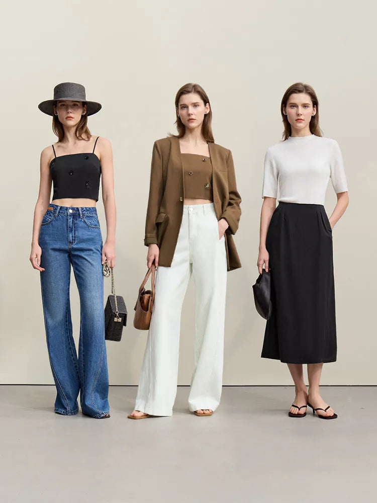 V-Neck Women's Jacket 2026 Spring New Slim Sleeveless Vest Skirt Women's Separate Casual Elegant Women's Skirt 1262102 4