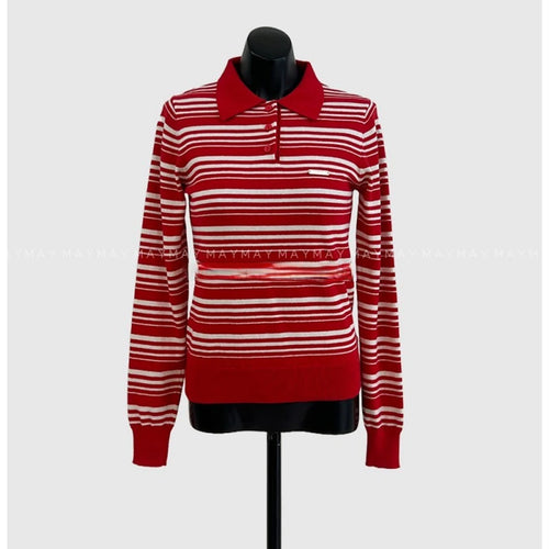 Load image into Gallery viewer, Streetwear Vintage T Shirts Women's Clothing Temperament Tops 2024 Ropa Mujer Fashion Camisetas Casual Striped Korean Tshirt
