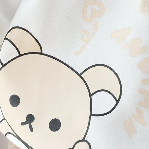 Load image into Gallery viewer, Harajuku Cartoon Bear Print Kawaii Hoodies Women Winter Long Sleeve Drawstring Fleece Hooded Sweatshirt Female Pullover Top
