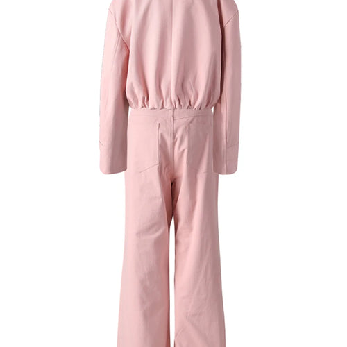 Load image into Gallery viewer, Big Size Leather Jacket Wide Leg Pants Two Piece Suit New Lapel Long Sleeve Women Fashion Tide Spring Autumn 2025 CPG3127
