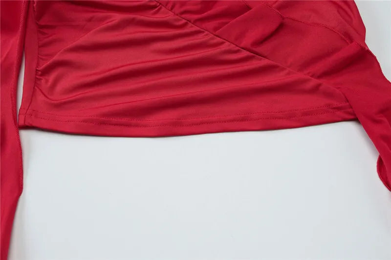 Sexy Women Dress Sets Rose Strapless Crop Tops And Mini Skirt Sets Female Elegant Ruffled Club Party Two Piece Sets