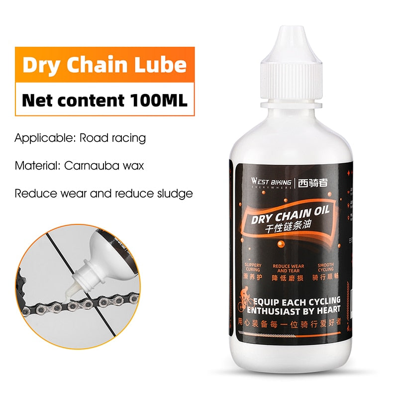 Bicycle Dry Grease Lubricant MTB Motocycle Chain Bearing Wax Oil Road Bike Squirt Chain Lube Bicycle Maintenance