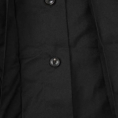 Load image into Gallery viewer, High Waist Black Pleated Botton Shaped Elegant Midi Half-body Skirt Women Fashion Tide New Spring Autumn 2025 CPG1936
