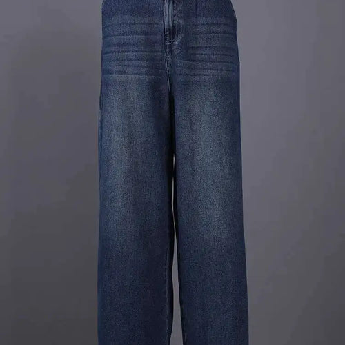Load image into Gallery viewer, High Waist Blue Denim Vintage Long Casual Wide Leg Jeans New Women Trousers Fashion Tide Spring Autumn 2025 1LD1942

