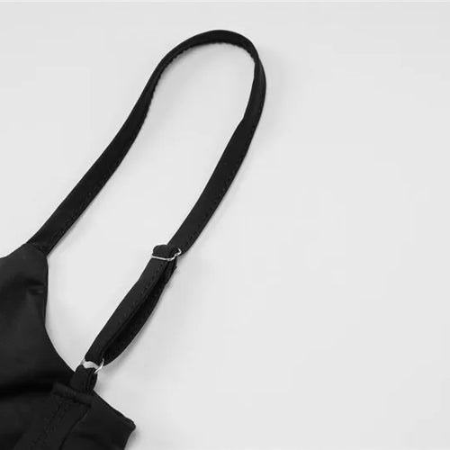 Load image into Gallery viewer, Black Sexy Dress Sets Women Spaghetti Strap Bodysuit And Maxi Skirt Matching Sets Backless Slim Fit Long Skirt Set
