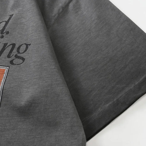 Load image into Gallery viewer, Men Vintage Tshirt Y2K Retro Horse Graphic Printed T-Shirts Streetwear Hip Hop Punk Gothic Baggy Grunge Tee Harajuku Washed Tops
