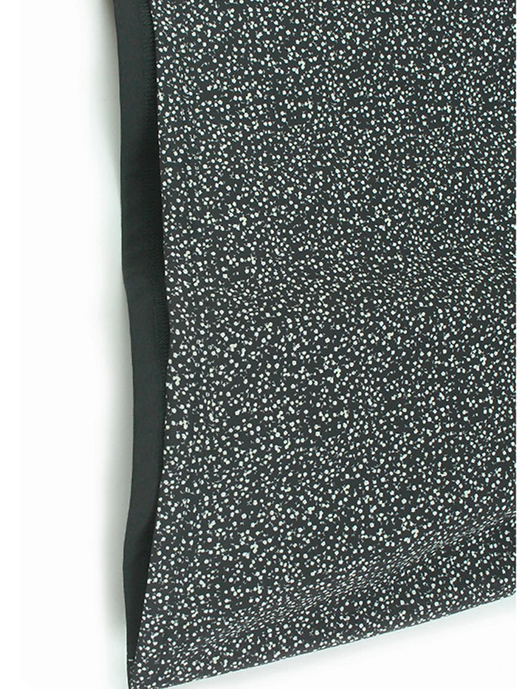 Women Black Lace False Two Big Size Elegant T-shirt New Round Neck Short Sleeve Fashion Tide Spring Summer 2025  1DJ0590