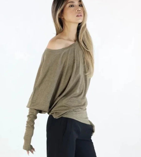 Oversized Grunge Solid Casual T-Shirt Pleated Vintage Simple Off Shoulder Tees All Match Streetwear Tshirts Korean Y2k Aesthetic