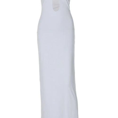 Load image into Gallery viewer, Sexy Strapless Hollow Out Bodycon Women Dress Elegant Slim Party Club Evening Dress Hook Buckle Long Chest Wrap Vestidos
