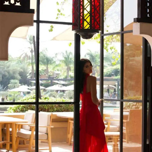 Load image into Gallery viewer, Elegant Strapless Sexy Maxi Dress For Women Gown With Scarf Off-shoulder Sleeveless Backless Split Beach Long Dress
