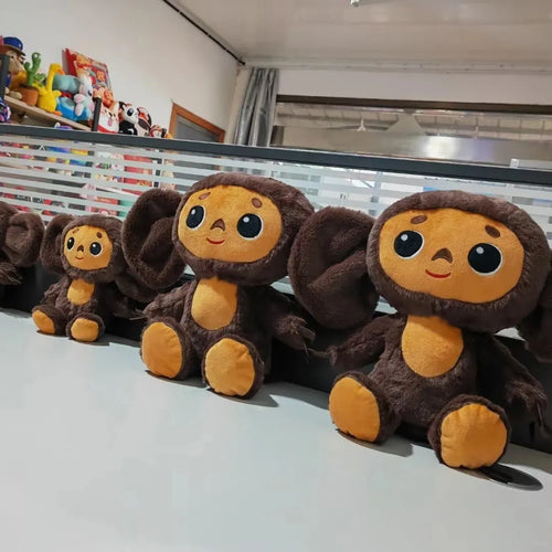 Load image into Gallery viewer, 18/23cm  Russia Anime Cheburashka Plush Doll Big Eyes Monkey Чебурашка Stuffed Plushie Toys Lovely Appease Pillow For Kids Gifts
