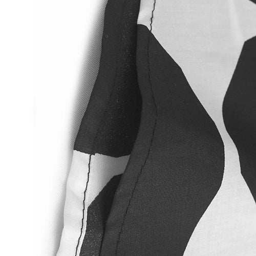 Load image into Gallery viewer, Women Black Dot Color-block Big Size Casual T-shirt New Round Neck Long Sleeve Fashion Tide Spring Autumn 2025 1DH9455
