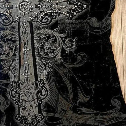 Load image into Gallery viewer, Summer Bottoming Crop Tops Y2k Aesthetic Tie-dye Print Women Grunge T-shirts 2025 Vintage Slim Harajuku Causal Black Tshirts
