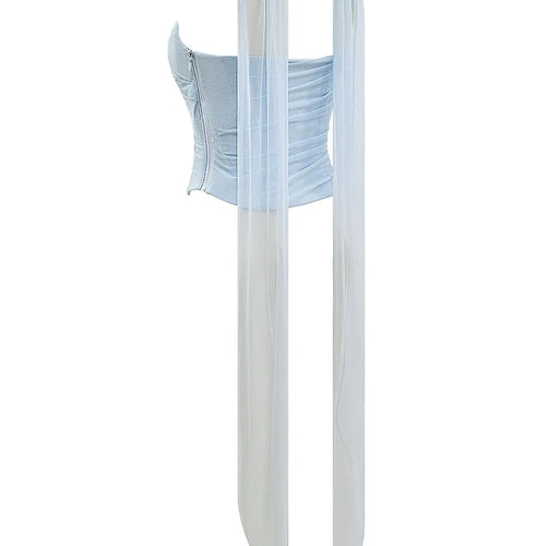 Load image into Gallery viewer, Sexy Two Pieces Sets For Women Strapless Off-shoulder Sleeveless Tops And Elegant High Waist Long Skirt Two Pieces Sets
