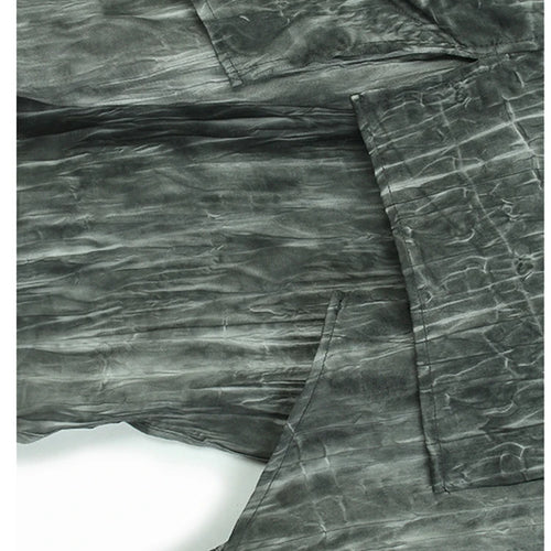 Load image into Gallery viewer, Women Dark Gray Tie Dye Irregular Big Size Blouse New Lapel Long Sleeve Shirt Fashion Tide Spring Autumn 2025 1DH9659
