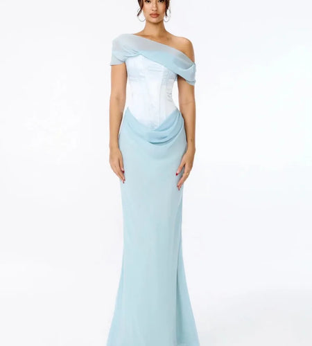 Elegant Mesh Patchwork Off Shoulder Bodycon Women Party Evening Dress 2025 Spring New Maxi Vestidos Sexy Backless Dress