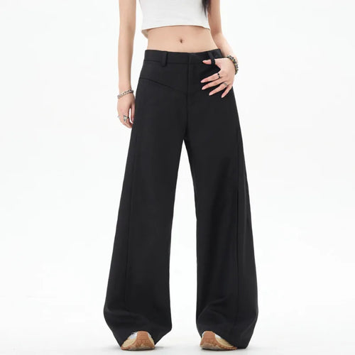 Load image into Gallery viewer, Men's Suit Pants Three Dimensional Cutting Splicing Aline Style Casual Trousers Loose Wide Leg Casual Trendy 9W1199
