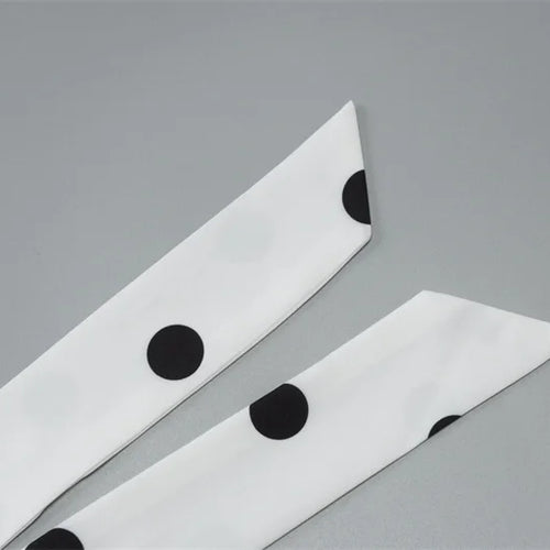 Load image into Gallery viewer, Halter Print Polka Dot Mini Dress Women Fashion Off-shoulder Sleeveless Backless High Waist A-line Club Party Dress
