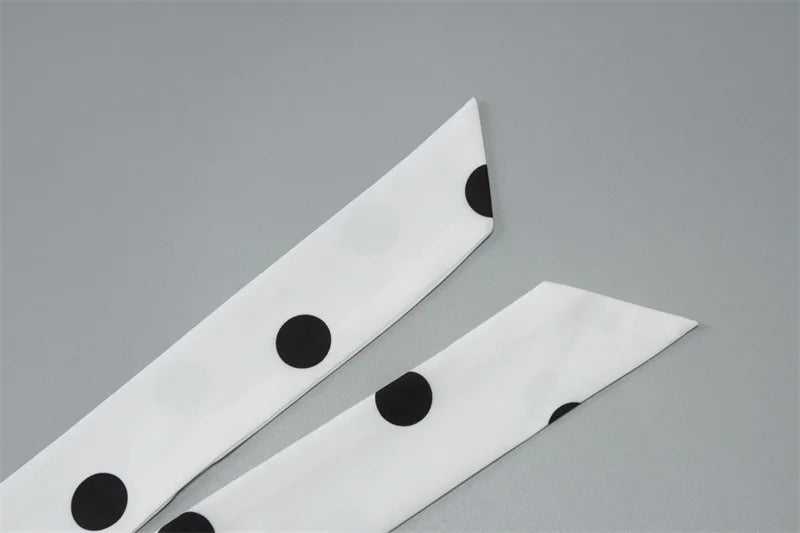 Halter Print Polka Dot Mini Dress Women Fashion Off-shoulder Sleeveless Backless High Waist A-line Club Party Dress