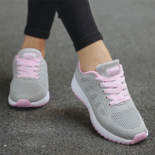 Load image into Gallery viewer, Women Sports Shoes 2023 Trends Sneakers Women Light Sport Sneaker Breathable Casual Shoes For Women White Tennis Female Footwear
