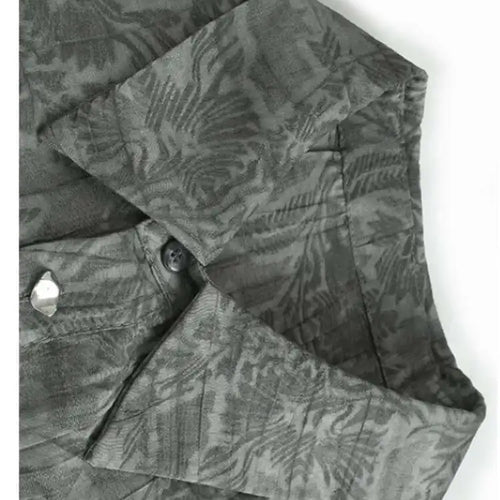 Load image into Gallery viewer, Women Apricot Pleated Irregular Printed Big Size Blouse New Lapel Short Sleeve Shirt Fashion Spring Summer 2025 1DJ0122
