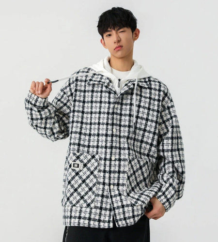 Male Hooded Jackets Spring New High Street Mulit Pockets Fashionable Jacket American Style Men's Wear Short Coat 9W1276