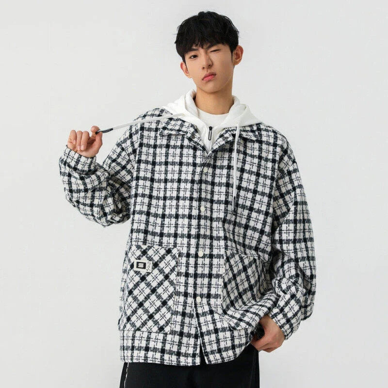 Male Hooded Jackets Spring New High Street Mulit Pockets Fashionable Jacket American Style Men's Wear Short Coat 9W1276