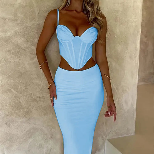 Load image into Gallery viewer, Thickened Fabric Sexy Maxi Skirt Women 2023 Autumn Winter New Solid High Waist Skinny Club Party Long Skirt Elegant
