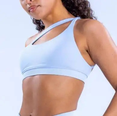 Load image into Gallery viewer, Pad Impact Asymmetric Sports Bra for Women One Shoulder Padded Yoga Top Bra Hollow Out Sexy Gym Bra Openback Workout Tops
