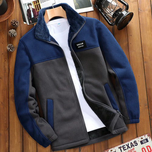 Load image into Gallery viewer, Militar Softshell Hiking Outdoor Army Jackets Autumn Winter Polar Fleece Jacket Men Thermal Fleece Tactical Outdoors Sports Coat
