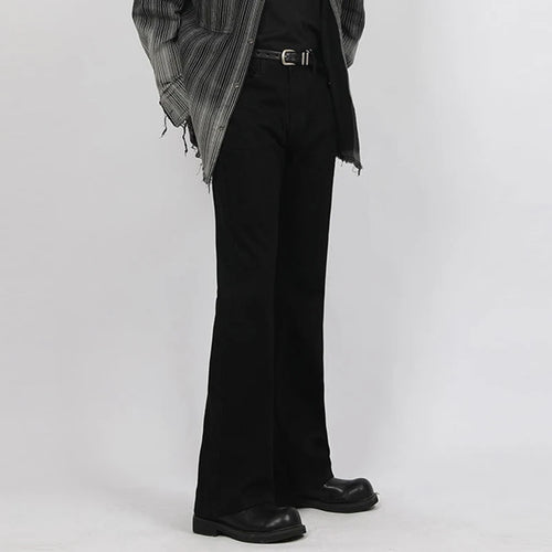 Load image into Gallery viewer, Male Denim Pants New American Cleanfit Micro Flared Jeans Men's Simple Slimming Straight Leg Trousers Trendy 2025 9W1426
